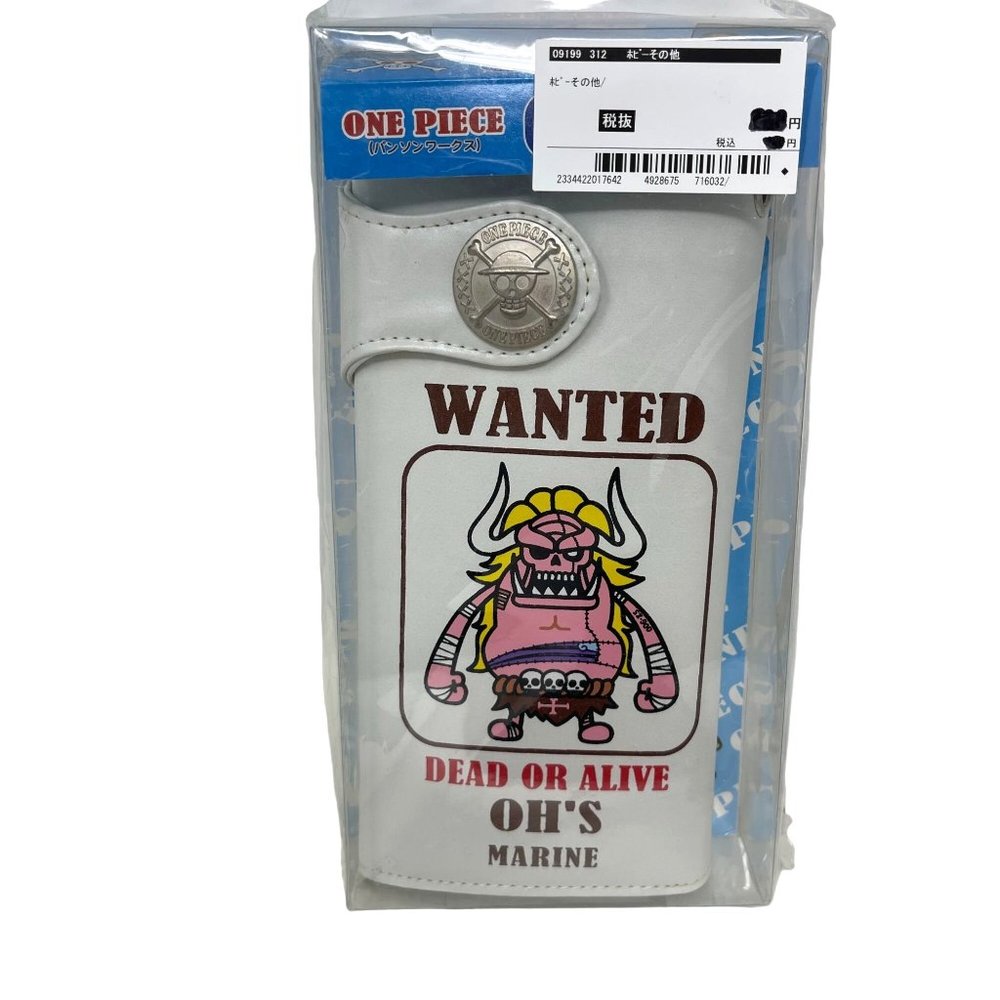 One Piece Anime Wallet Oh's‎ Marine Panson Works Japan